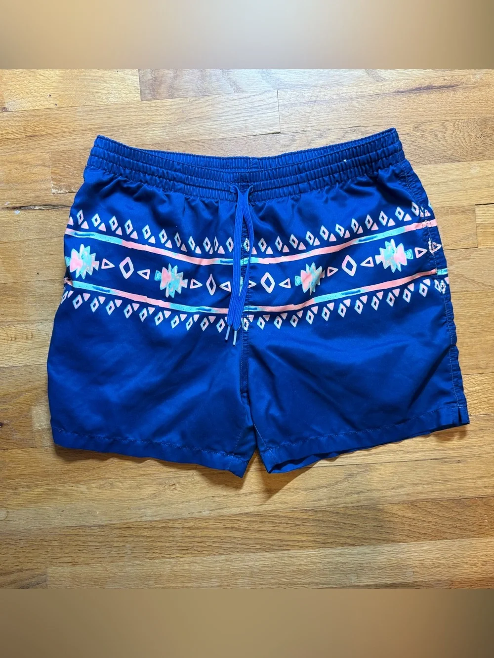 Chubbies Aztec Blue Mesh Lined Swim Trunks/Shorts